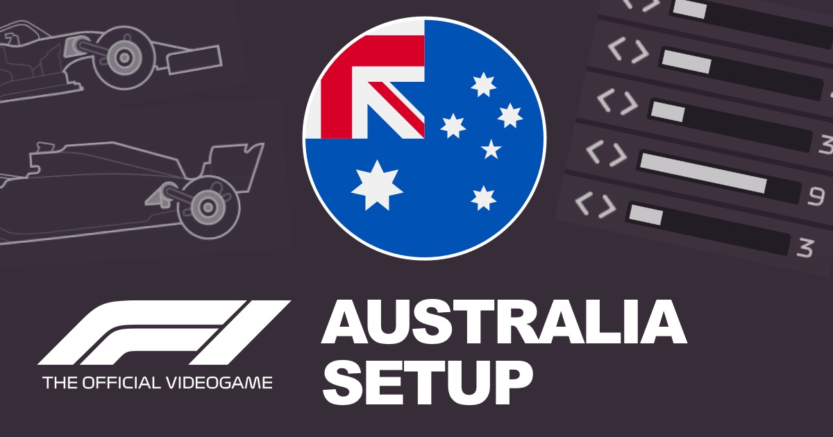 F1 2025 Australia Setups